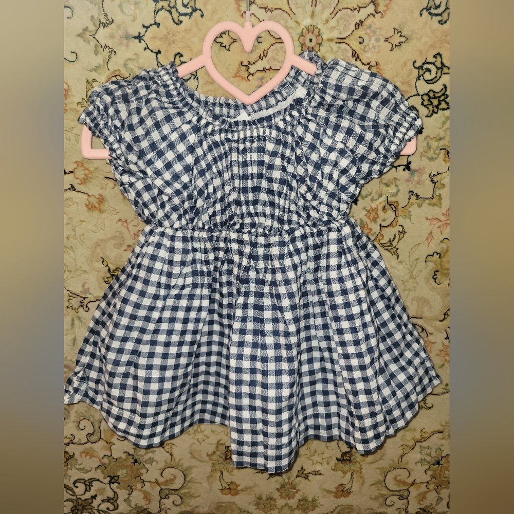 Baby Gingham Print Dress 12-18m